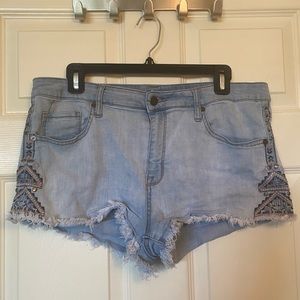Embellished Jean Shorts